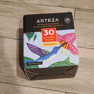 🍕Arteza fabric paint Crafts assortment🧋🍋☃️🦋🐯🐠🍬🍿